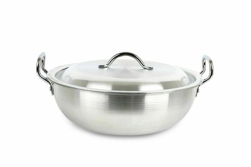Aluminium wok stir fry - aluminium,