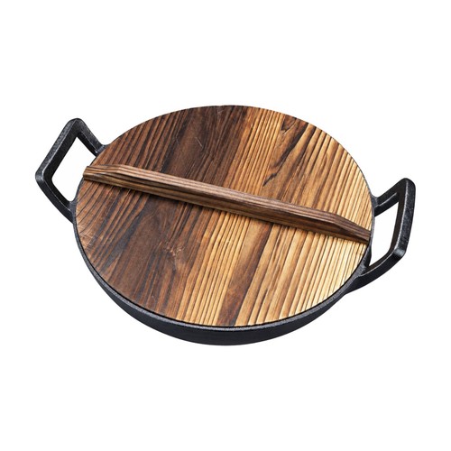 Cast iron flat - wok, free