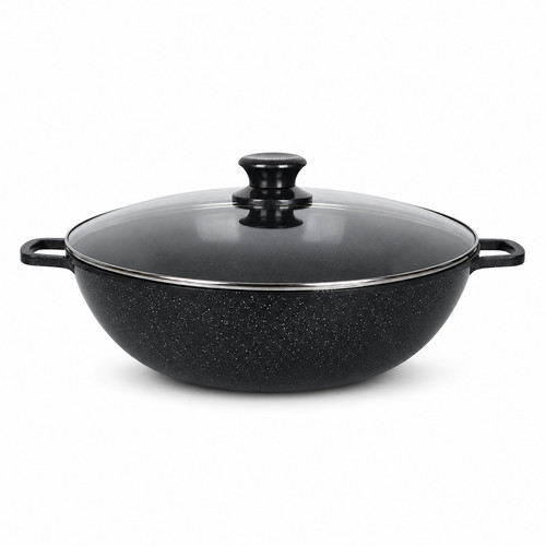 40cm die cast non stick - cast, wok