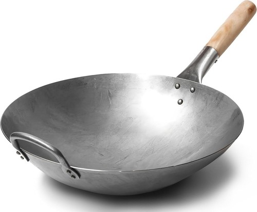 Carbon steel wok - steel, for