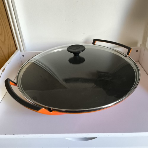 Creuset cast iron wok - le,