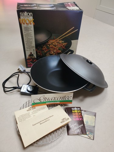 Salton electric wok - wok, set