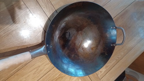 Wok chinese cooking wooden - wok,