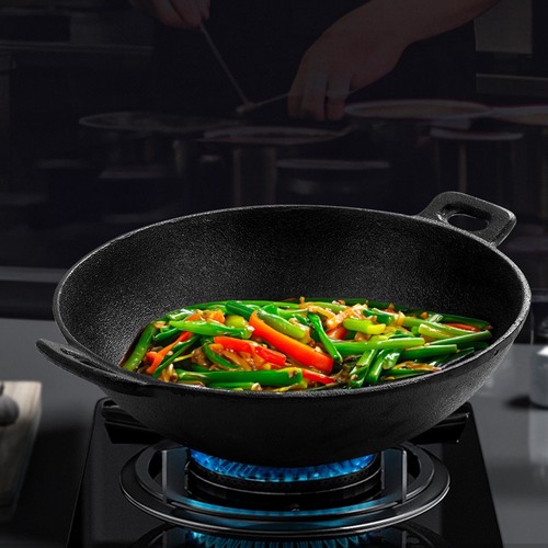Non stick cast iron chinese - stick,