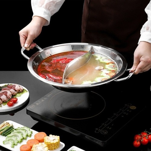 36cm stainless steel wok with - 36cm,