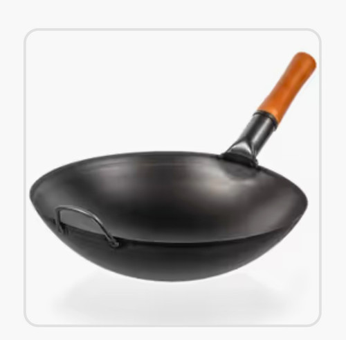 Yosukata carbon steel wok - carbon,